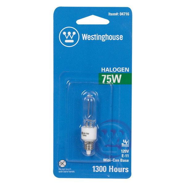 Westinghouse Bulb 75W 120V E-11 Sehal 04716